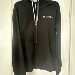 Black Zip-Up Hoodie